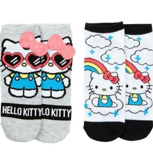 Hello Kitty no show socks with bows